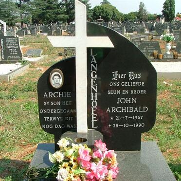 LANGENHÖFFEL Johan Archibald 1967-1990