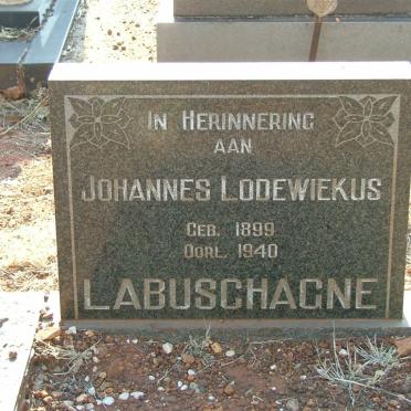 LABUSCHAGNE Johannes Lodewiekus 1899-1940