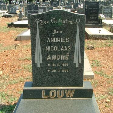 LOUW Andries Nicolaas 1925-1983