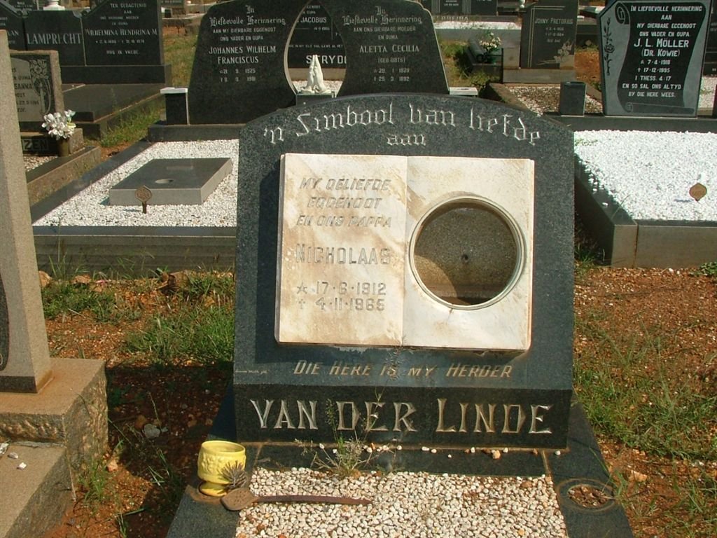 LINDE Nicholaas, van der 1912-1965