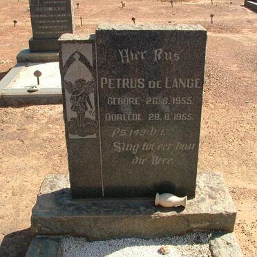 LANGE Petrus, de  1955-1955