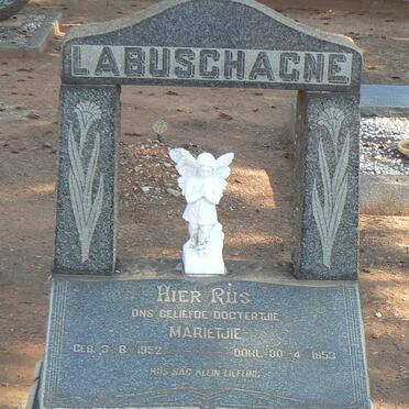 LABUSCHAGNE Marietjie 1952-1953