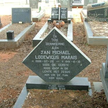 MARAIS Jan Michael Lodewicus 1988-1991