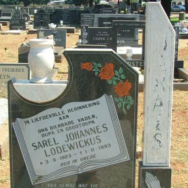 MARAIS Sarel Johannes Lodewikus 1923-1993