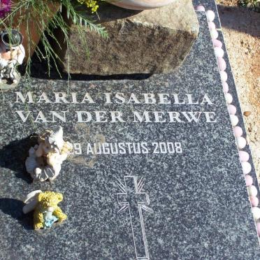 MERWE Maria Isabella, van der  -2008