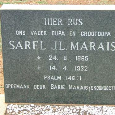 MARAIS Sarel J.L. 1865-1932