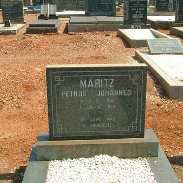 MARITZ Petrus Johannes 1905-1975