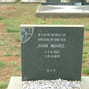 MOORE John 1923-1970