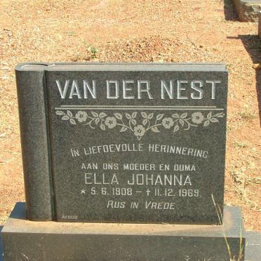 NEST Ella Johanna, van der 1908-1969