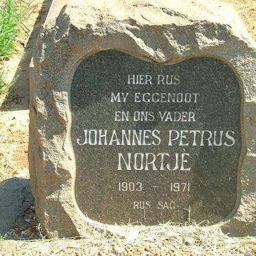 NORTJE Johannes Petrus 1903-1971