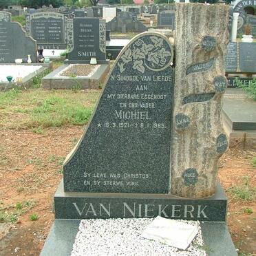 NIEKERK Michiel, van 1921-1985