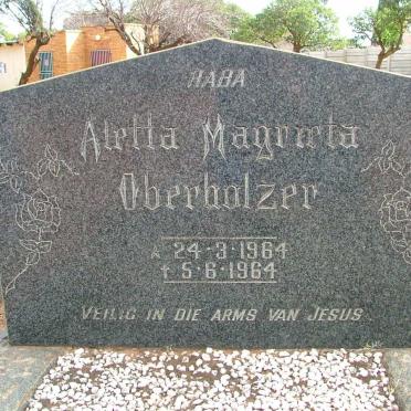 OBERHOLZER Aletta Magrieta 1964-1964