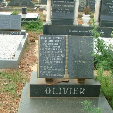 OLIVIER Martin Hendrikus 1900-1964