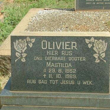 OLIVIER Magtilda 1952-1969