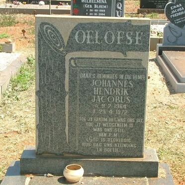 OELOFSE Johannes Hendrik Jacobus 1964-1972
