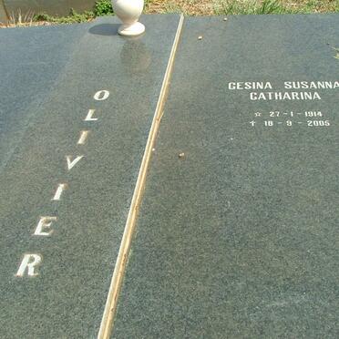 OLIVIER Gesina Susanna Catharina 1914-2006