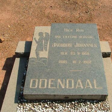 ODENDAAL Jacobus Johannes 1959-1962