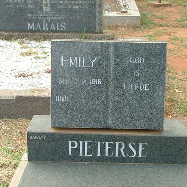 PIETERSE Emily 1916-