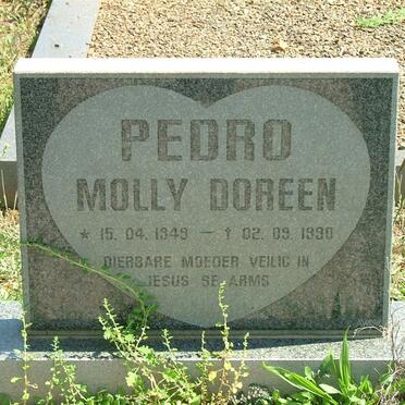 PEDRO Molly Doreen 1949-1990