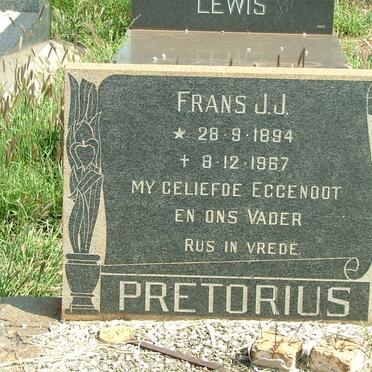 PRETORIUS Frans J.J. 1894-1967