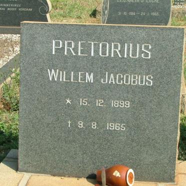 PRETORIUS Willem Jacobus 1899-1965