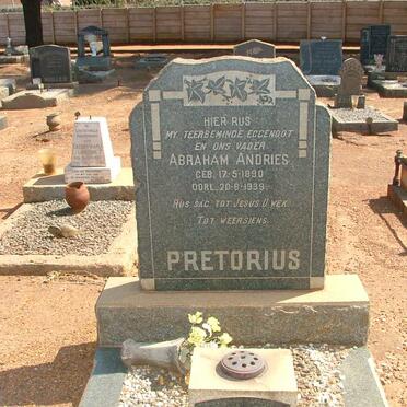 PRETORIUS Abraham Andries 1890-1939
