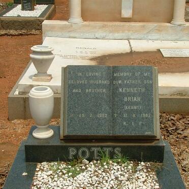 POTTS Kenneth Brian 1952-1982
