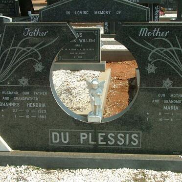 PLESSIS Johannes Hendrik, du 1923-1983 &amp; Maria 1924-1987
