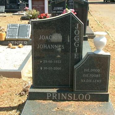 PRINSLOO Joachim Johannes 1932-2000