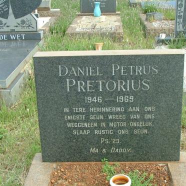 PRETORIUS Daniël Petrus 1946-1969
