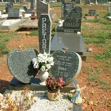PRETORIUS Anna 1972-1999