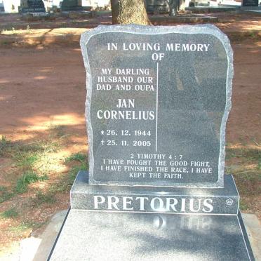 PRETORIUS Jan Cornelius 1944-2005