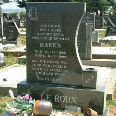 ROUX Marius, le 1966-1999