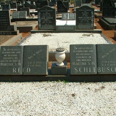 REED Martha S.M. 1955-1976 :: SCHLEBUSCH Martha S.M. 1933-1976