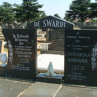 SWART Guillaume Jacobus, de 1918-1981 &amp; Catharina Adriana 1924-2008