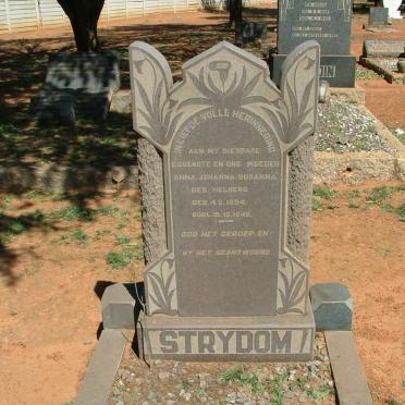 STRYDOM Anna Johanna Susanna nee HELBERG 1894-1945