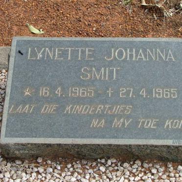 SMIT Lynette Johanna 1965-1965