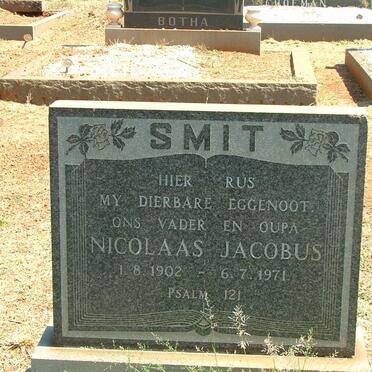 SMIT Nicolaas Jacobus 1902-1971
