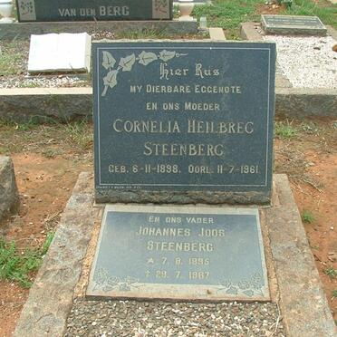 STEENBERG Johannes Joos 1895-1967 &amp; Cornelia Heilbreg 1898-1961