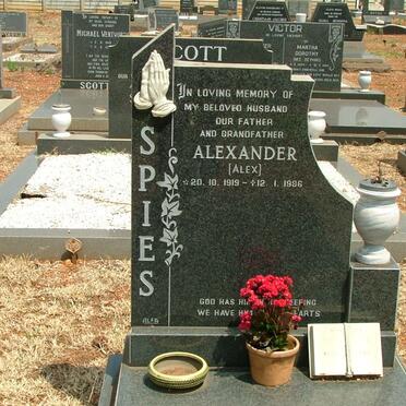 SPIES Alexander 1919-1986