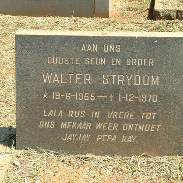STRYDOM Walter 1955-1970