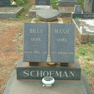 SCHOEMAN Billy &amp; Maxie