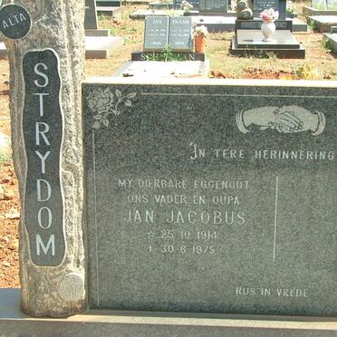 STRYDOM Jan Jacobus 1914-1975