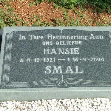 SMAL Hansie 1921-2004