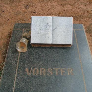 VORSTER Hendrik Johannes 1970-1971