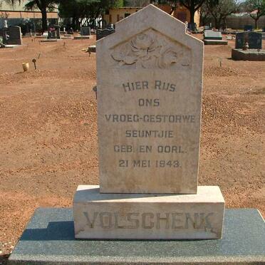 VOLSCHENK Seuntjie 1943-1943