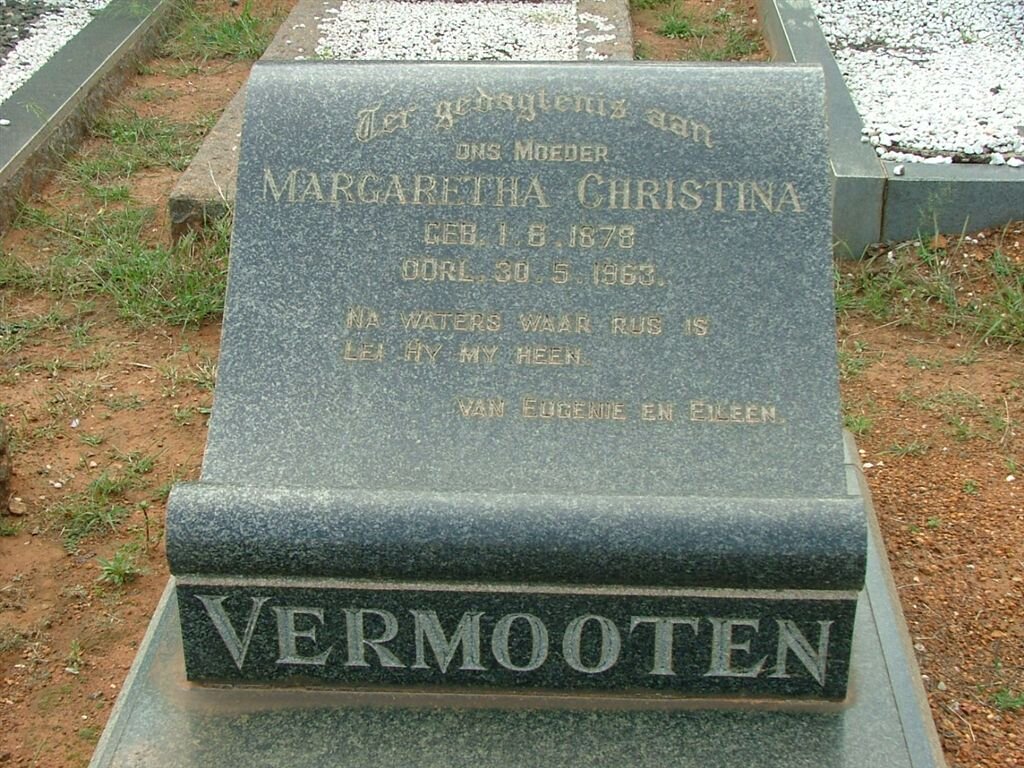 VERMOOTEN Margaretha Christina 1878-1963