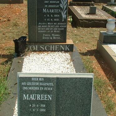 VOLSCHENK Maarten 1904-1972 &amp; Maureen 1938-2004