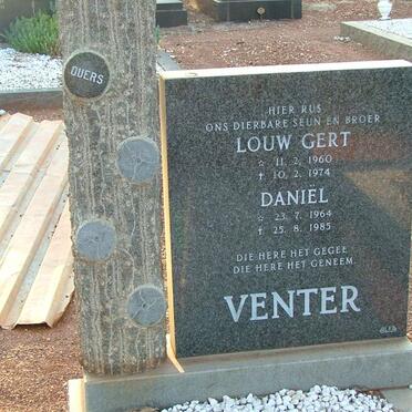 VENTER Louw Gert 1960-1985 :: LOUW Daniël 1964-1985