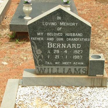 WILLIAMS Bernard 1927-1987